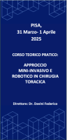 CORSO TEORICO PRATICO: APPROCCIO MINI-INVASIVO E ROBOTICO IN CHIRURGIA TORACICA